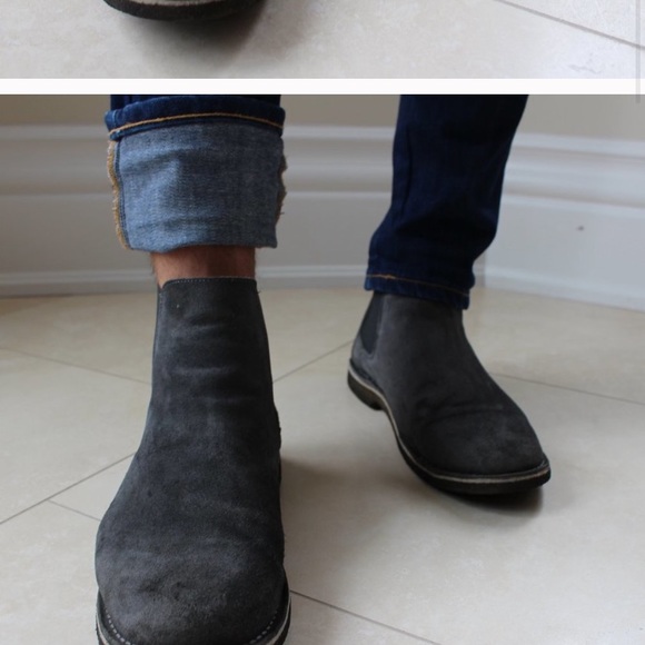 Frank and Oak grey boots - Picture 2 of 2